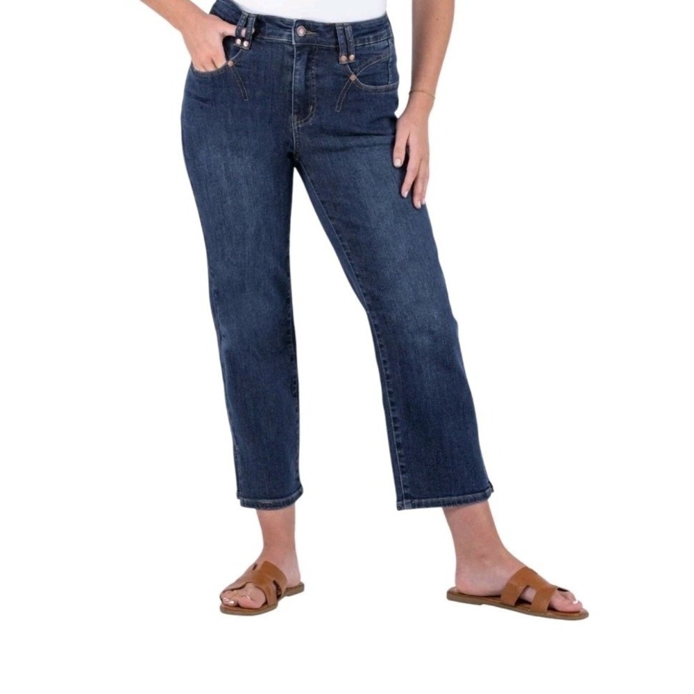Judy Blue Jeans Women's Size 27 High Rise Straight Leg Cropped